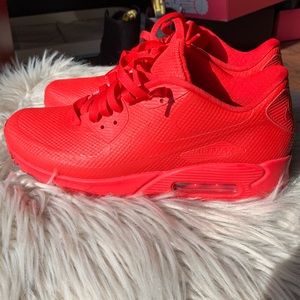 Nike women Air Max 90 Hyperfuse solar red
